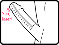 small penis ruler
